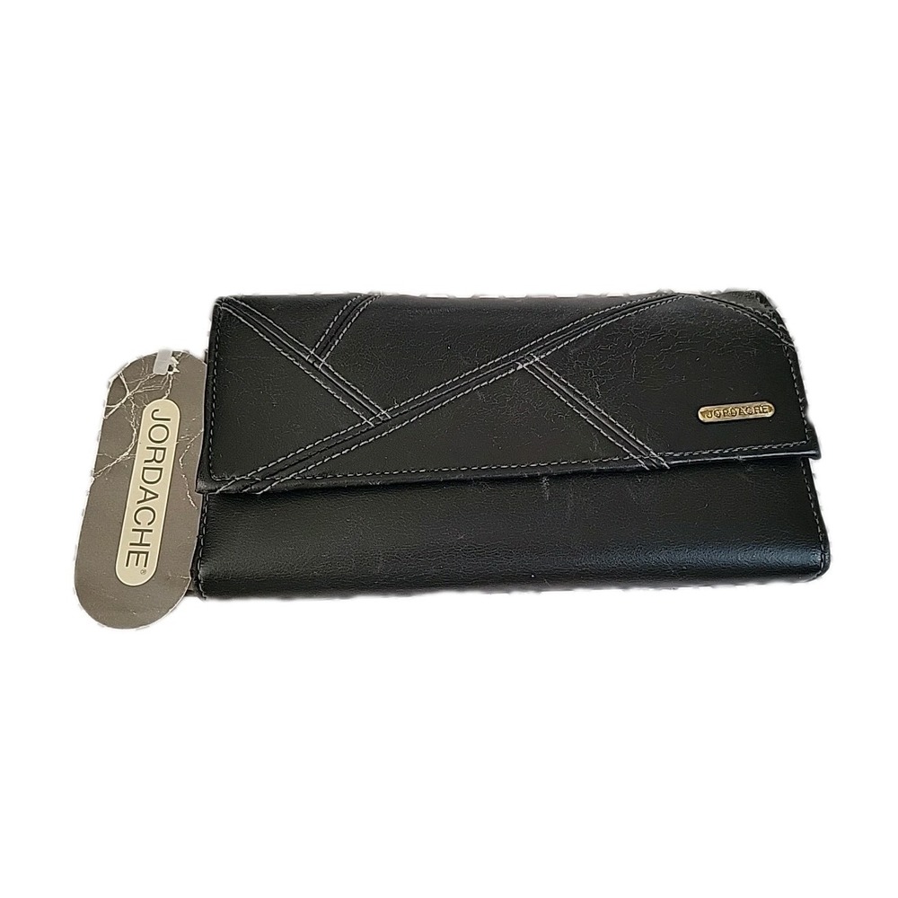 JORDACHE‎ Clutch Wallet Black  VINTAGE, NWT